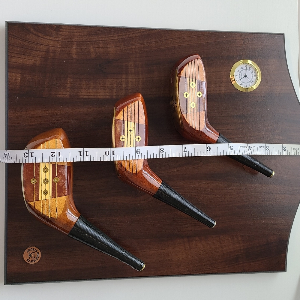 Arnold Palmer 3 golf club decorative plaque with c - Picture 8 of 10